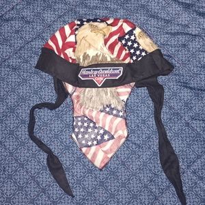 Harley-Davidson Patriotic Eagle Bandana - Red, White, Blue, Black